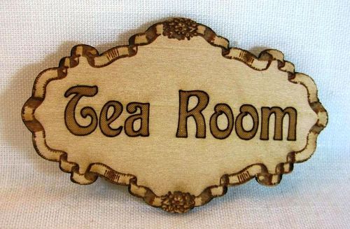 Schild "Tea Room"