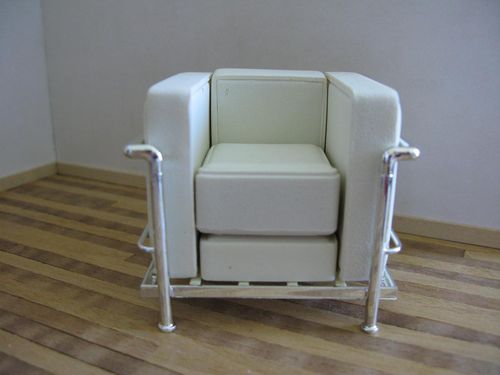 LC2 fauteuil blanc