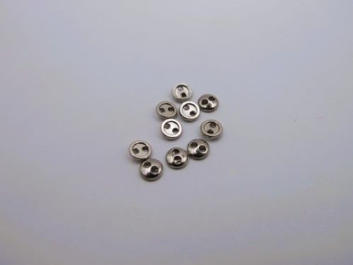 Bottoni argento 4 mm